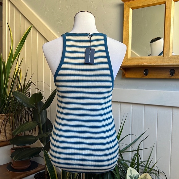 NWT Ralph Lauren Ribbed Striped Tank Top - Picture 5 of 16